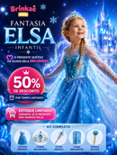 Fantasia Elsa Infantil