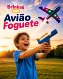Avião Foguete™ Lançador com Luz LED