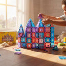Brinquedo de Construção Magnético - Kit com 104 peças